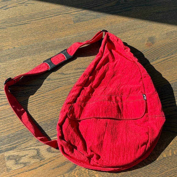 Ameribag Red Sling Bag Vintage GUC - Picture 1 of 14